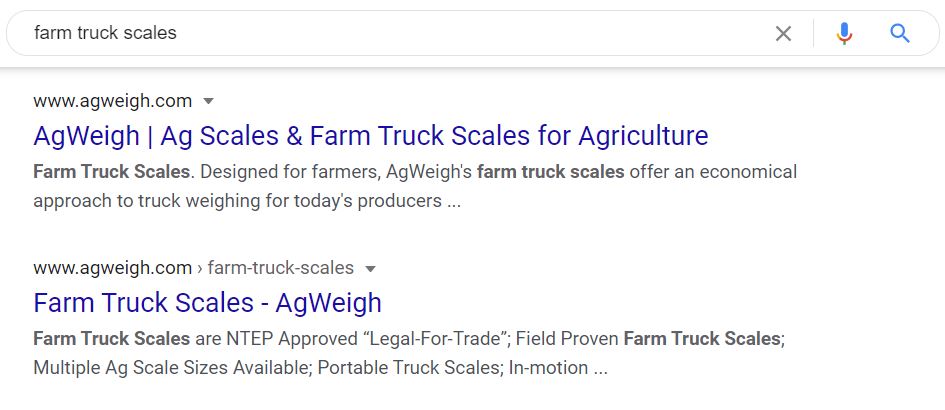 agweigh weigh scales seo