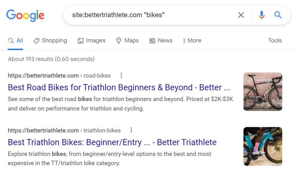 Finding pages for internal linking and SEO content writing best practices
