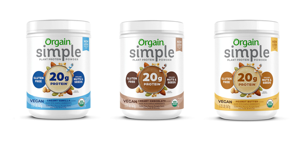 Orgain Simple Protein Best-Tasting Vegan Protein Powder