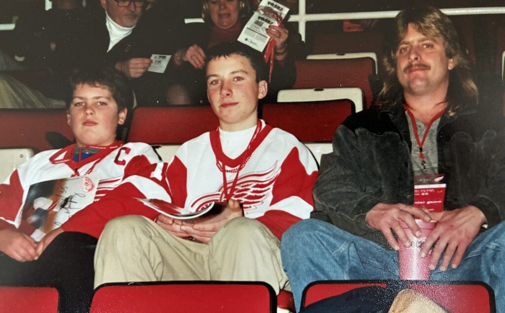 David Tafelsky at Red Wings Game