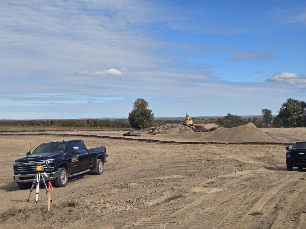 Avery Excavating on a land clearing job in Northern Michigan