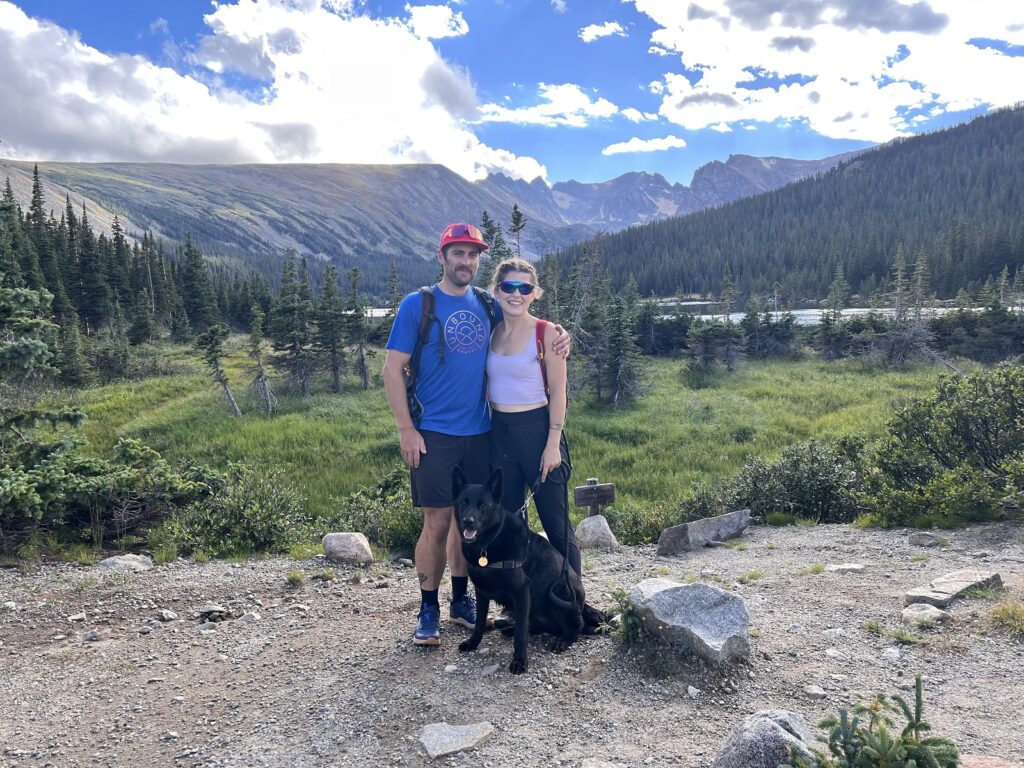Tyler Tafelsky, Elizabeth, and Akila in Colorado